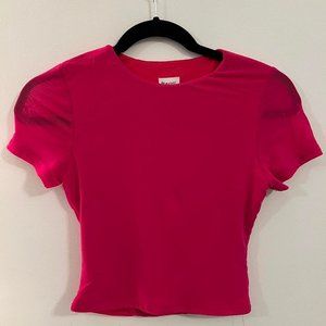 Princess Polly Bold Move Top Pink